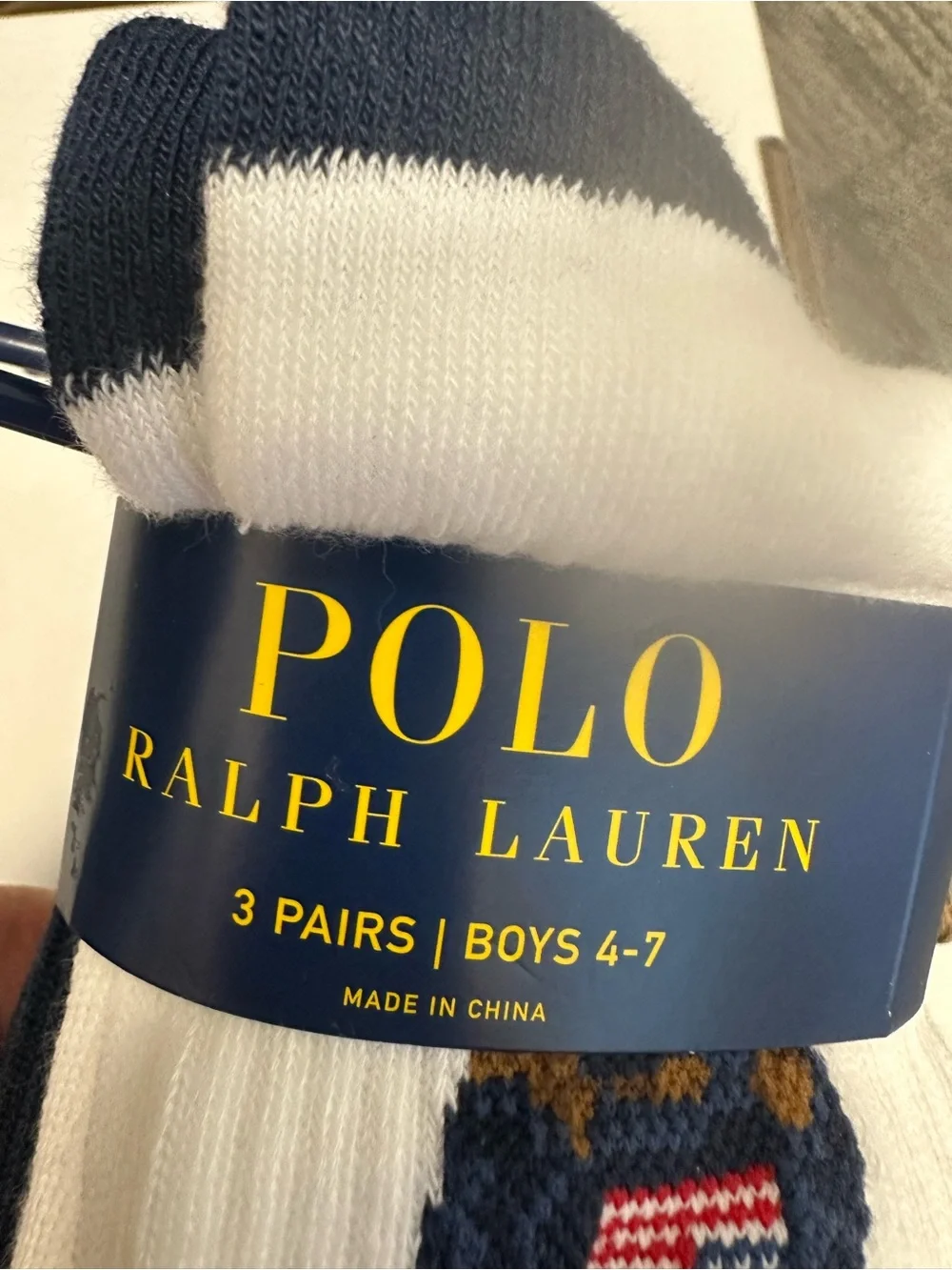 Boy’s Polo by Ralph Lauren Sock (3-Pack)